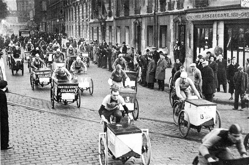 ice-race a regular event in Paris in the 1930s