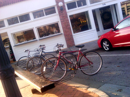 Permanent Bike Parking in Bishop Arts
